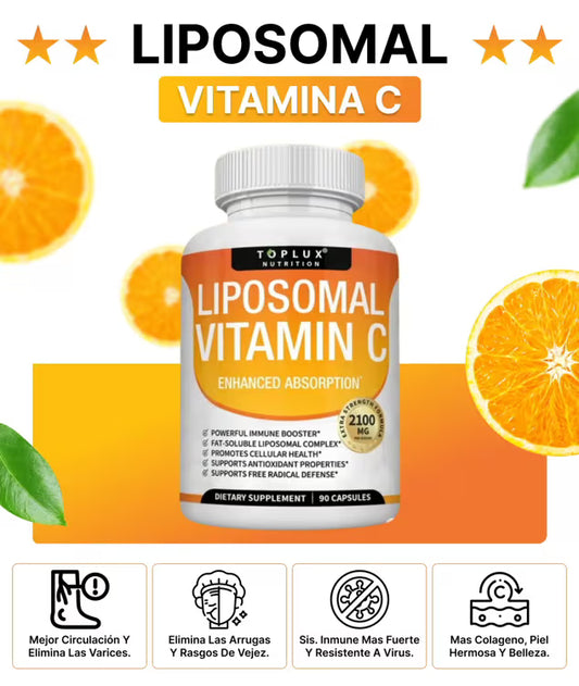 Vitamina C Liposomal Mejora Piel, Apoya la circulación + Envio Gratis