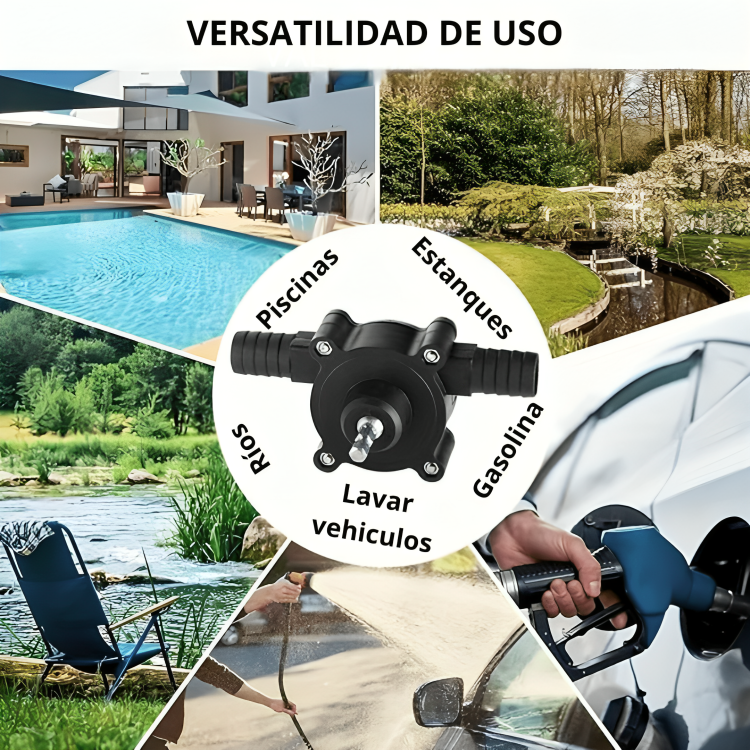 AquaDrill Booster™ - Mini bomba autocebante