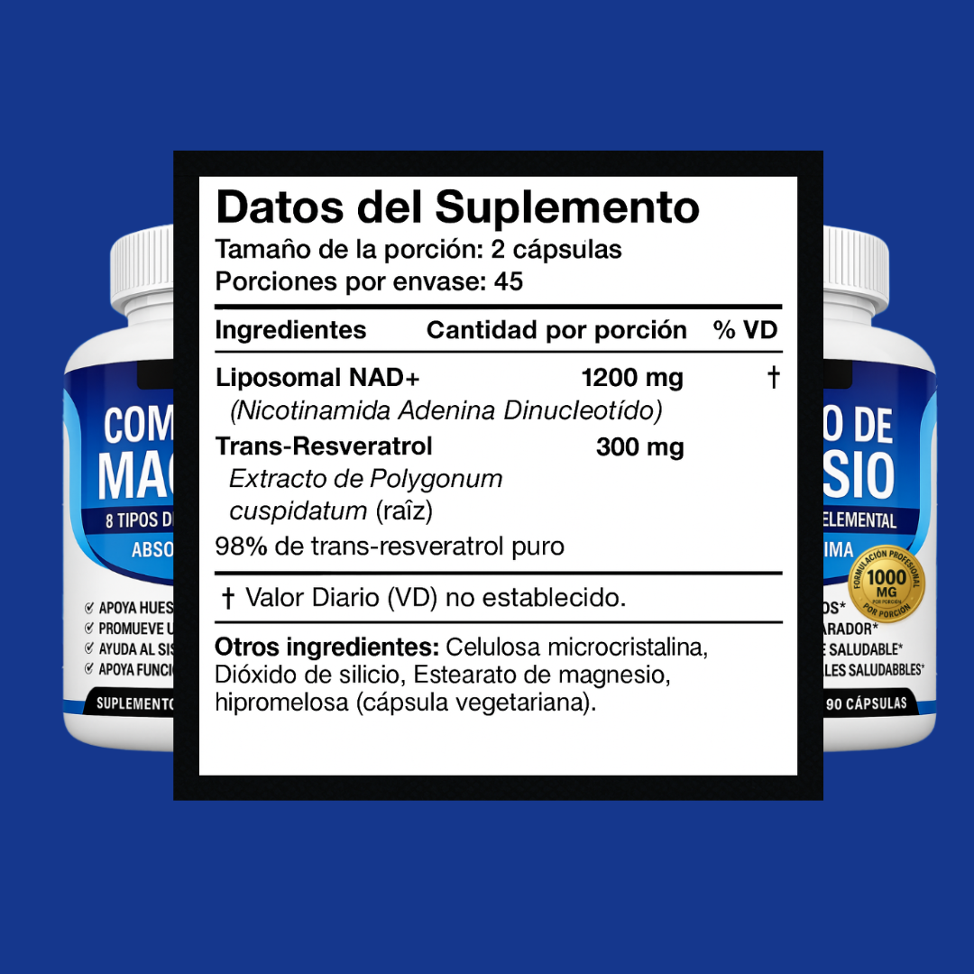 Complejo Multifuente de Magnesio 8 Formas – Energía, Relajación y Recuperación