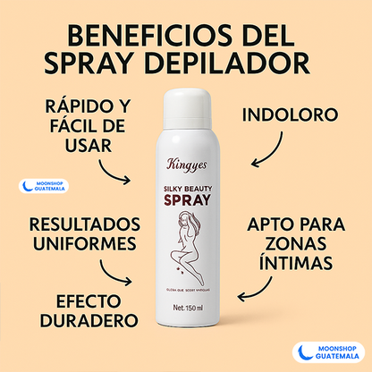 OFERTA 2x1 ⭐️ Spray Depilador para Hombres y Mujeres - 100% ORIGINAL Y SIN DOLOR